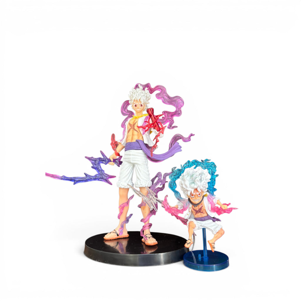 Luffy Gear 5 + Mini Luffy – Double Power Pack 💥