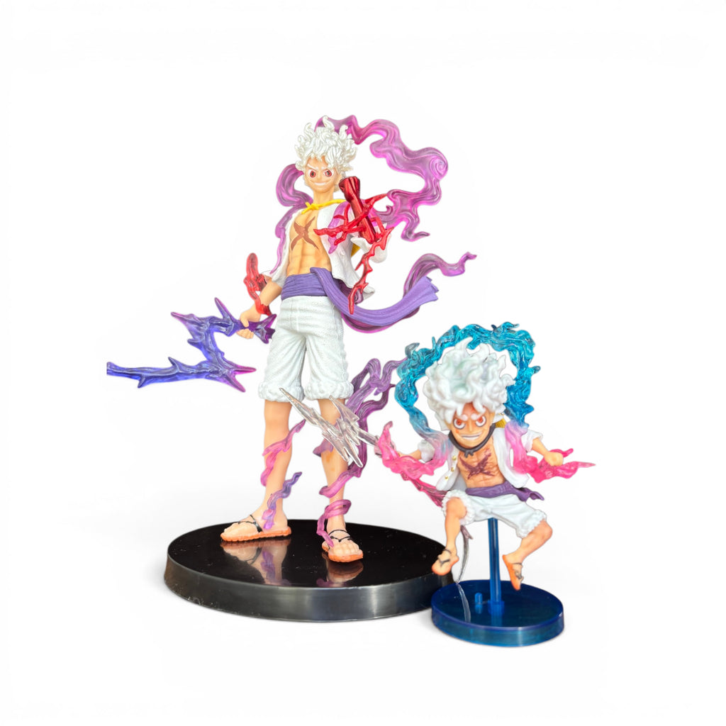 Luffy Gear 5 + Mini Luffy – Double Power Pack 💥